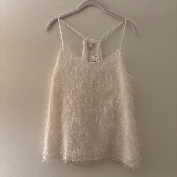 J. Crew White Sparkly Textured Cami - Picture 3 of 5